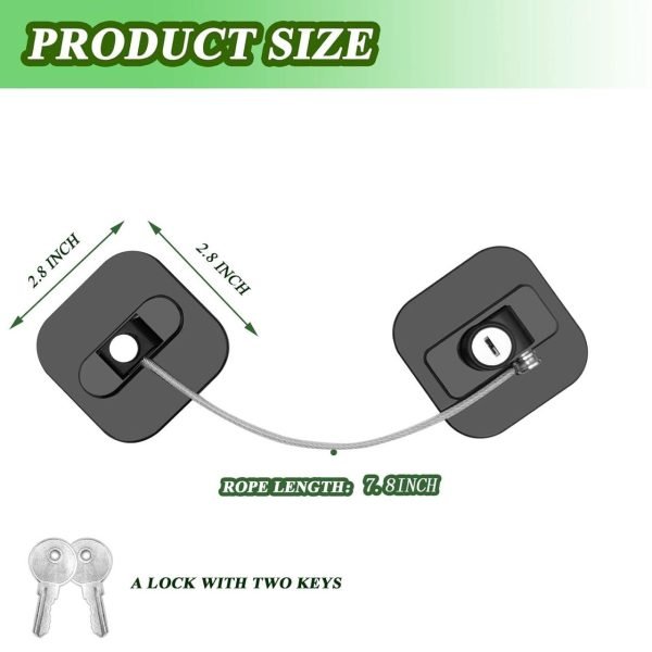 CHILD SAFETY LOCK WITH KEYS - Image 4