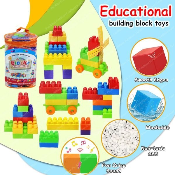 120 PCS BRICK BLOCK BIG SIZE Kids Toy Games - Image 3