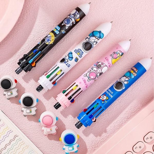 SPACE MULTICOLORED PEN ( 10 RIFIL) - Image 3