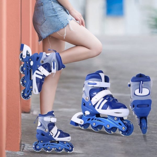 INLINE BLUE,RED SKATES FOR KIDS - Image 5