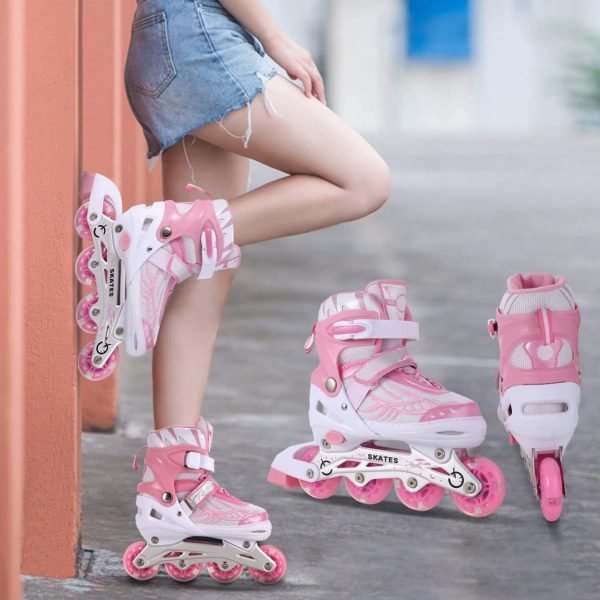 INLINE BLUE,RED SKATES FOR KIDS - Image 2