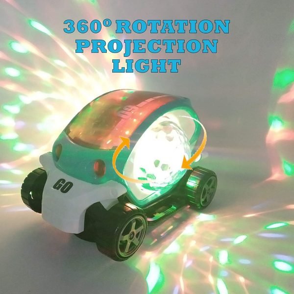 MINI 360 STUNT CAR360 Degree Rotating Stunt Car Bump - Image 3