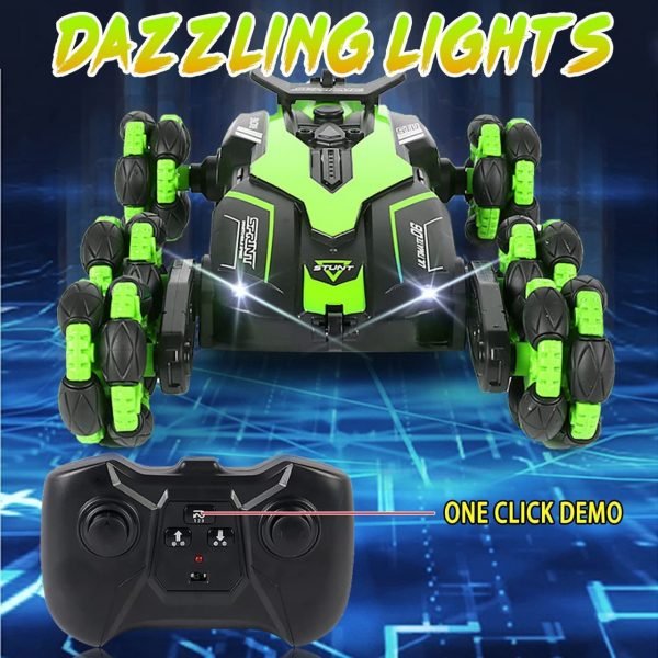 RC STUNT LASER NEW 6WHEEL DRIFT CAR - Image 2